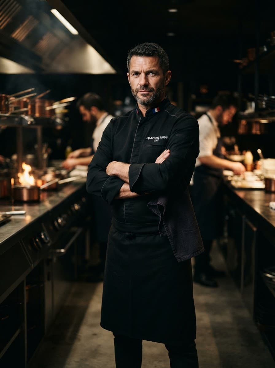 Chef Laurent at work