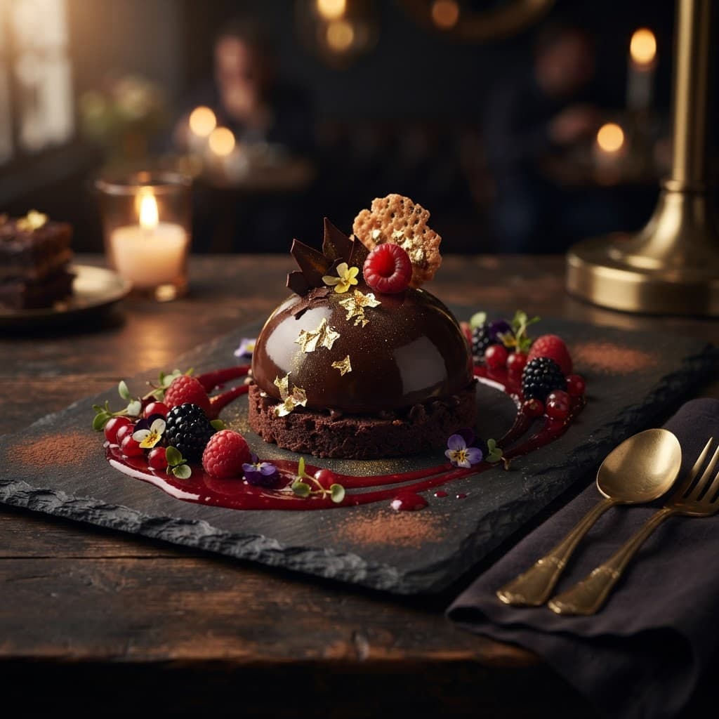 Valrhona Gold Sphere